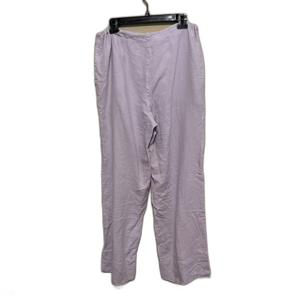 Threads By Bed Threads 100% Linen Drawstring Pant… - image 3